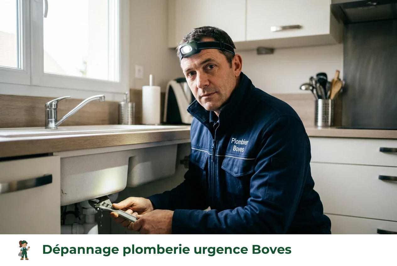 Dépannage plomberie urgence à Boves