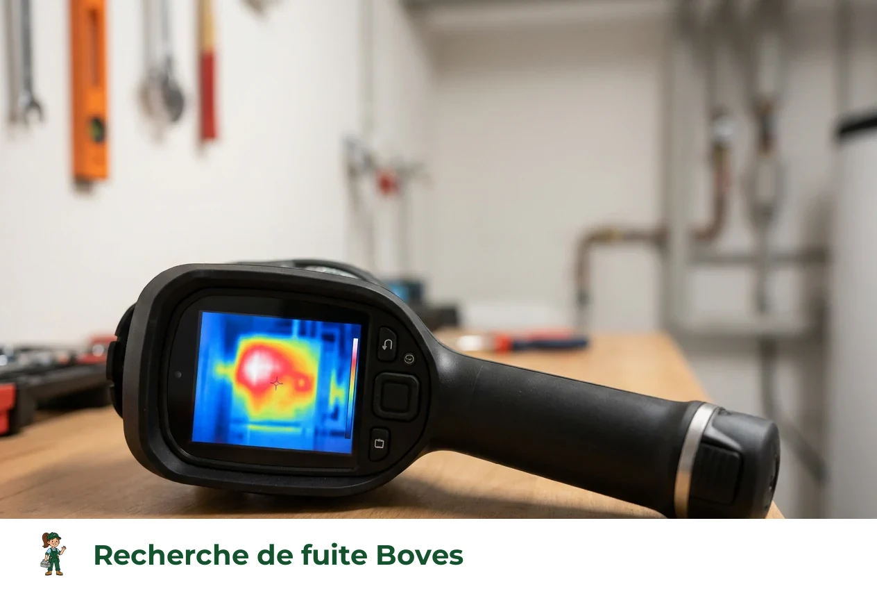 Recherche de fuite à Boves