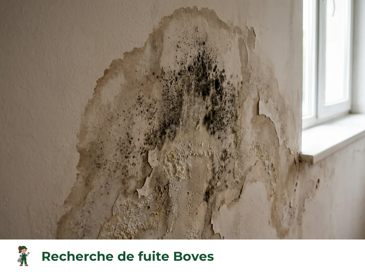 Recherche de fuite à Boves
