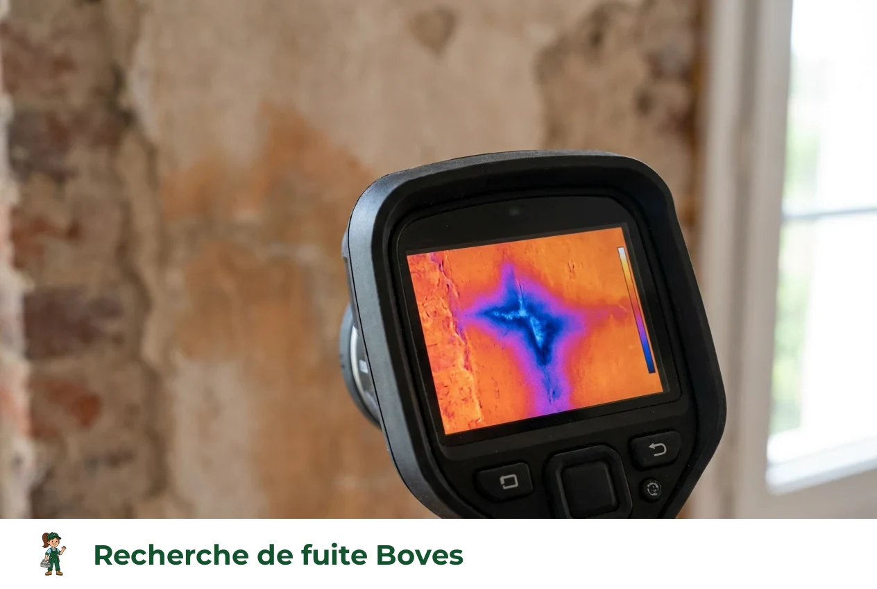 Recherche de fuite à Boves
