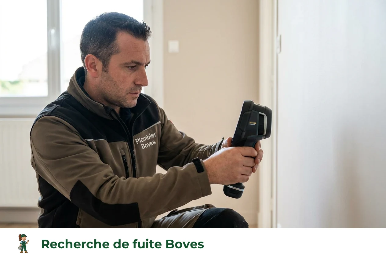 Recherche de fuite à Boves