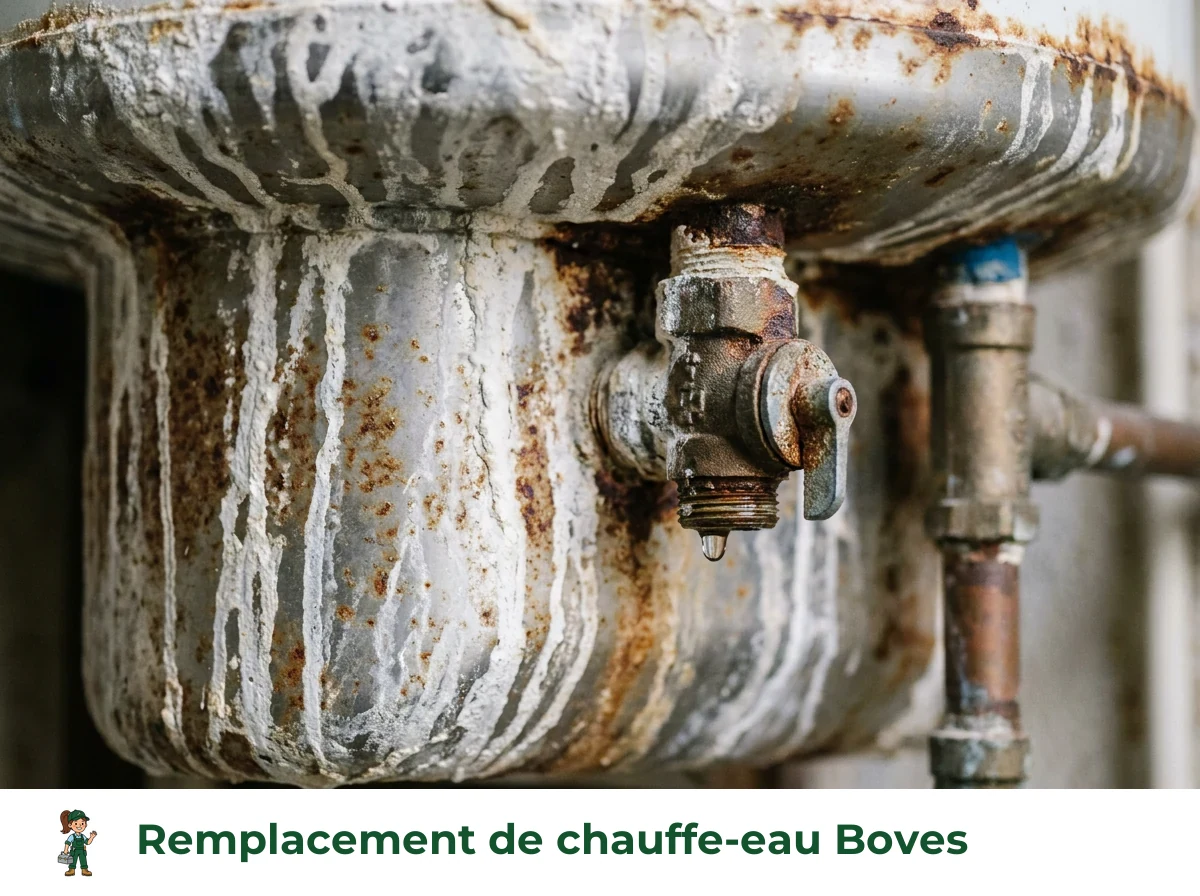 Remplacement de chauffe-eau à Boves