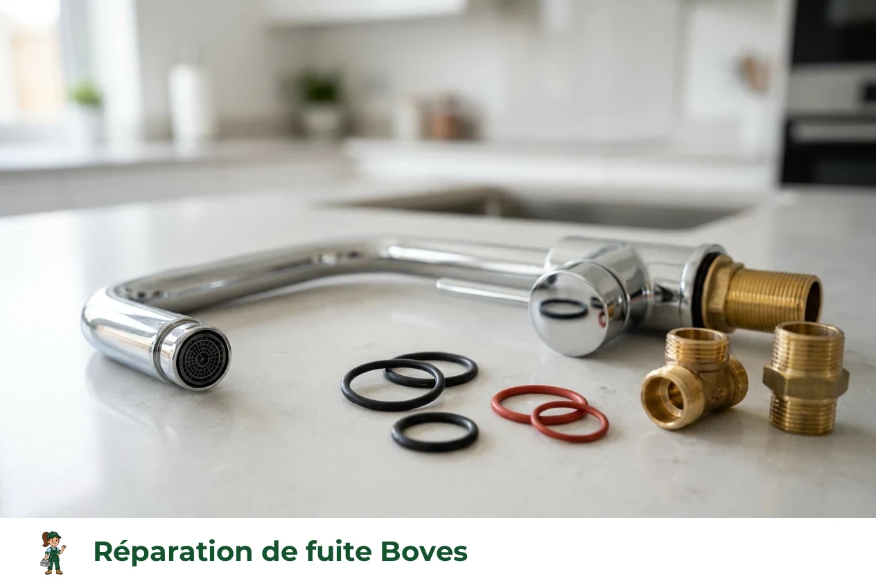 Réparation de fuite à Boves