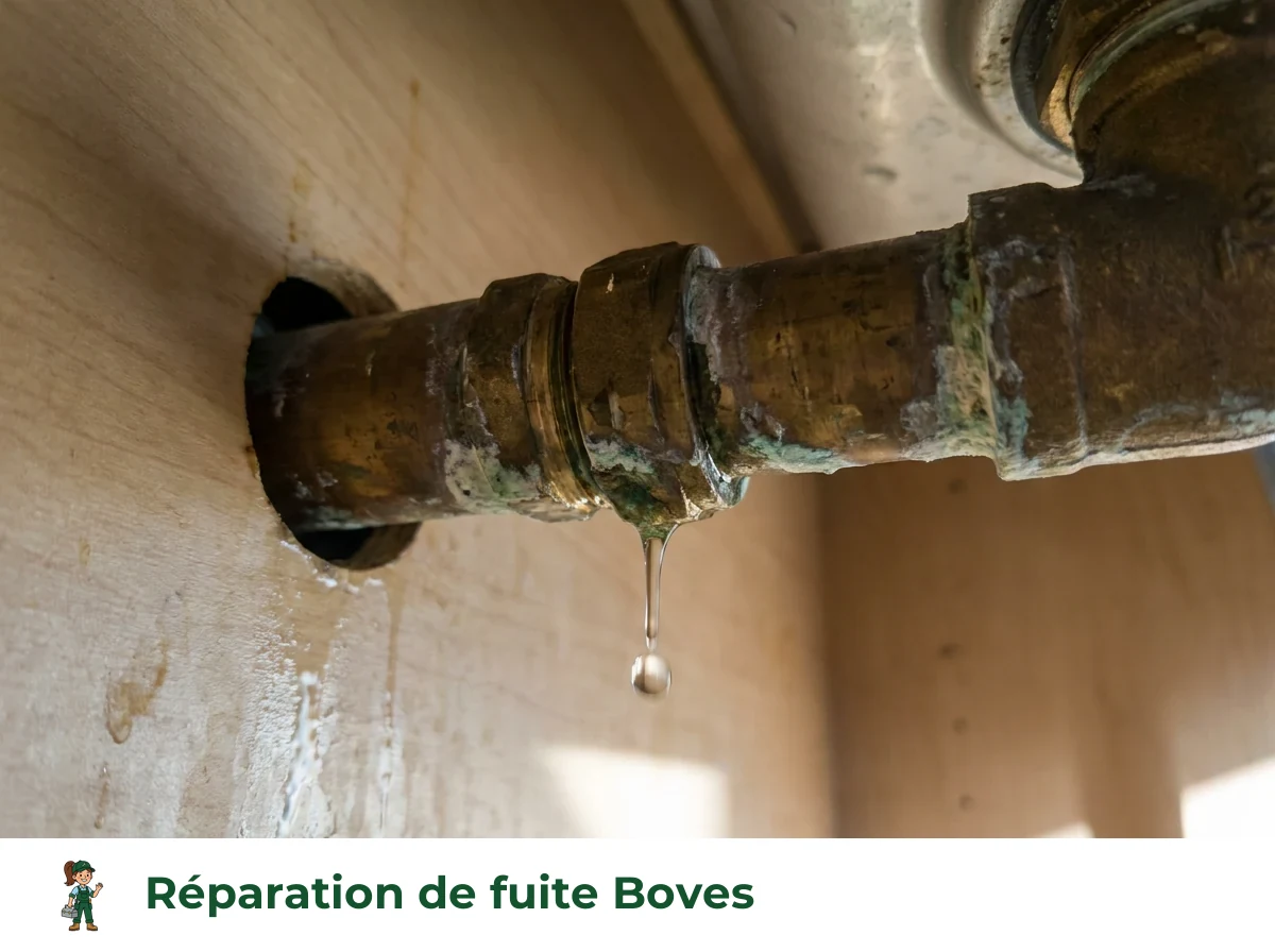 Réparation de fuite à Boves