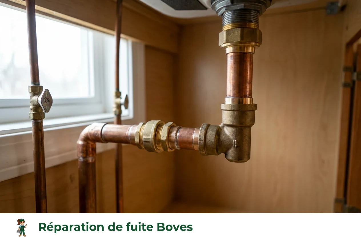 Réparation de fuite à Boves