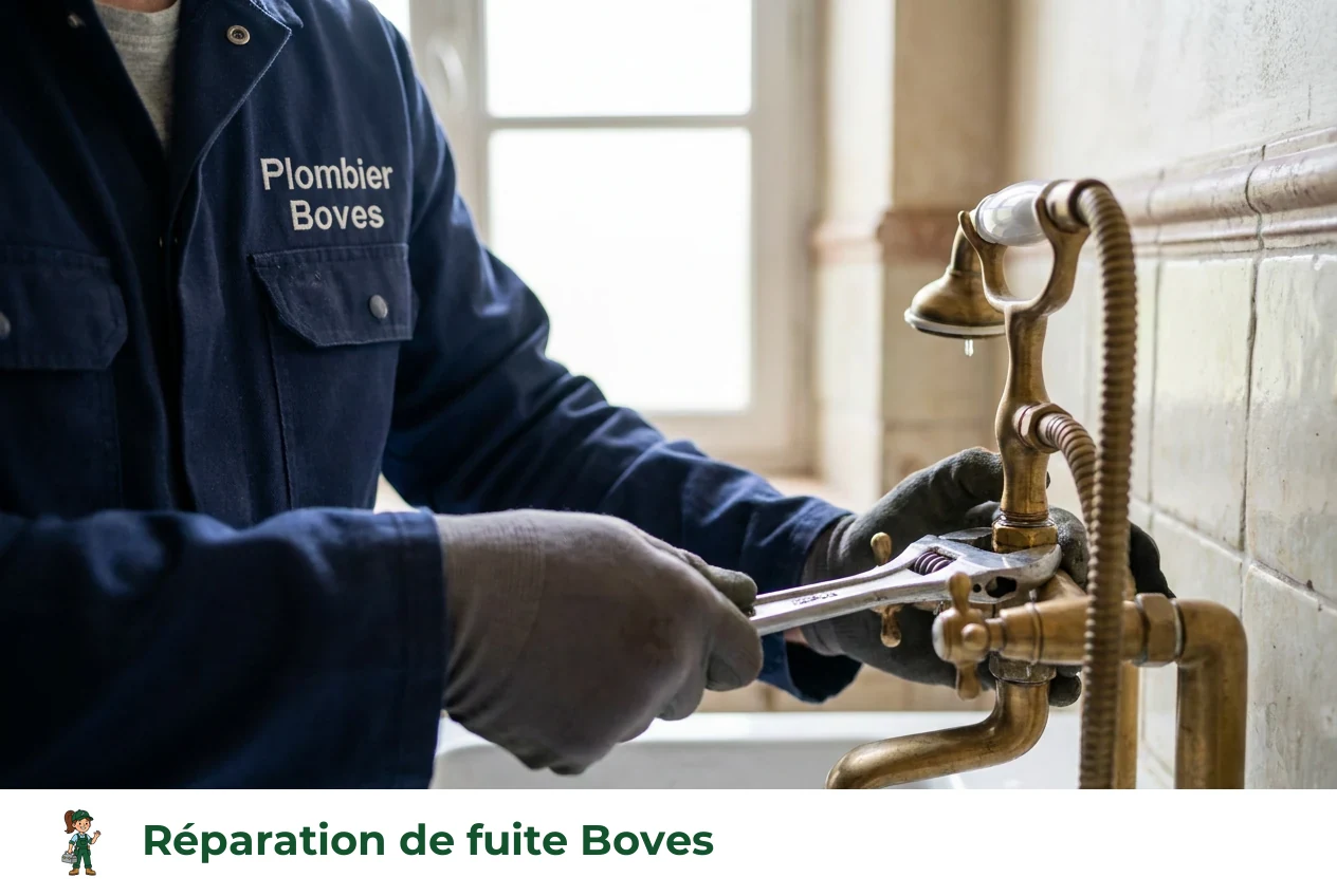 Réparation de fuite à Boves
